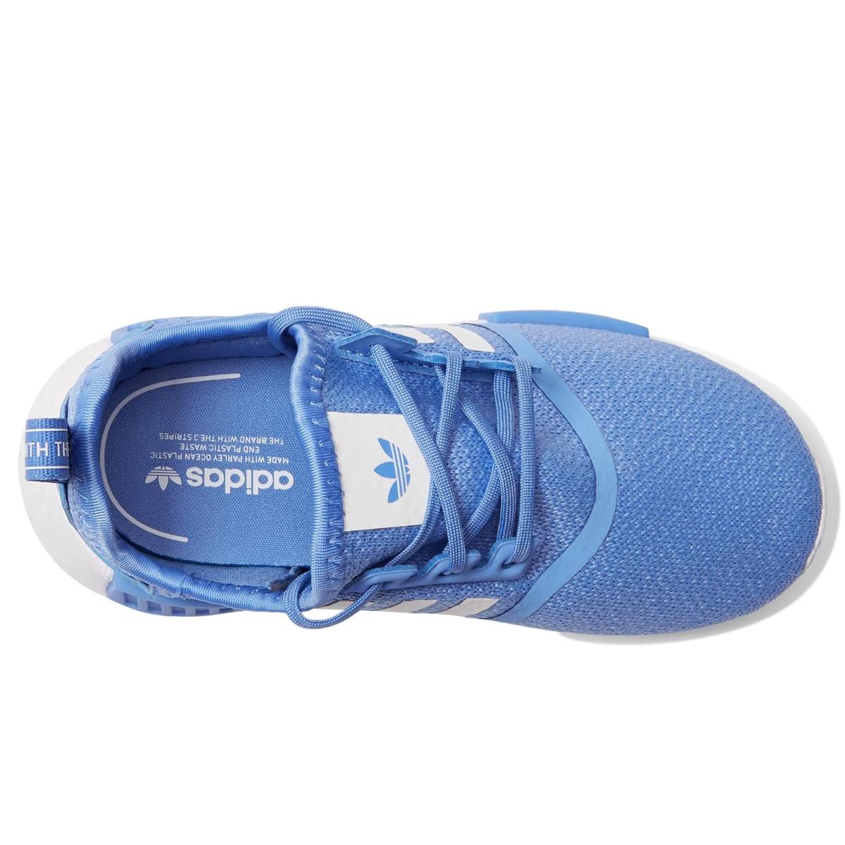 Boy`s Shoes Adidas Originals Kids NMD_R1 Elastic Infant/toddler - Blue Fusion/White/Blue Fusion