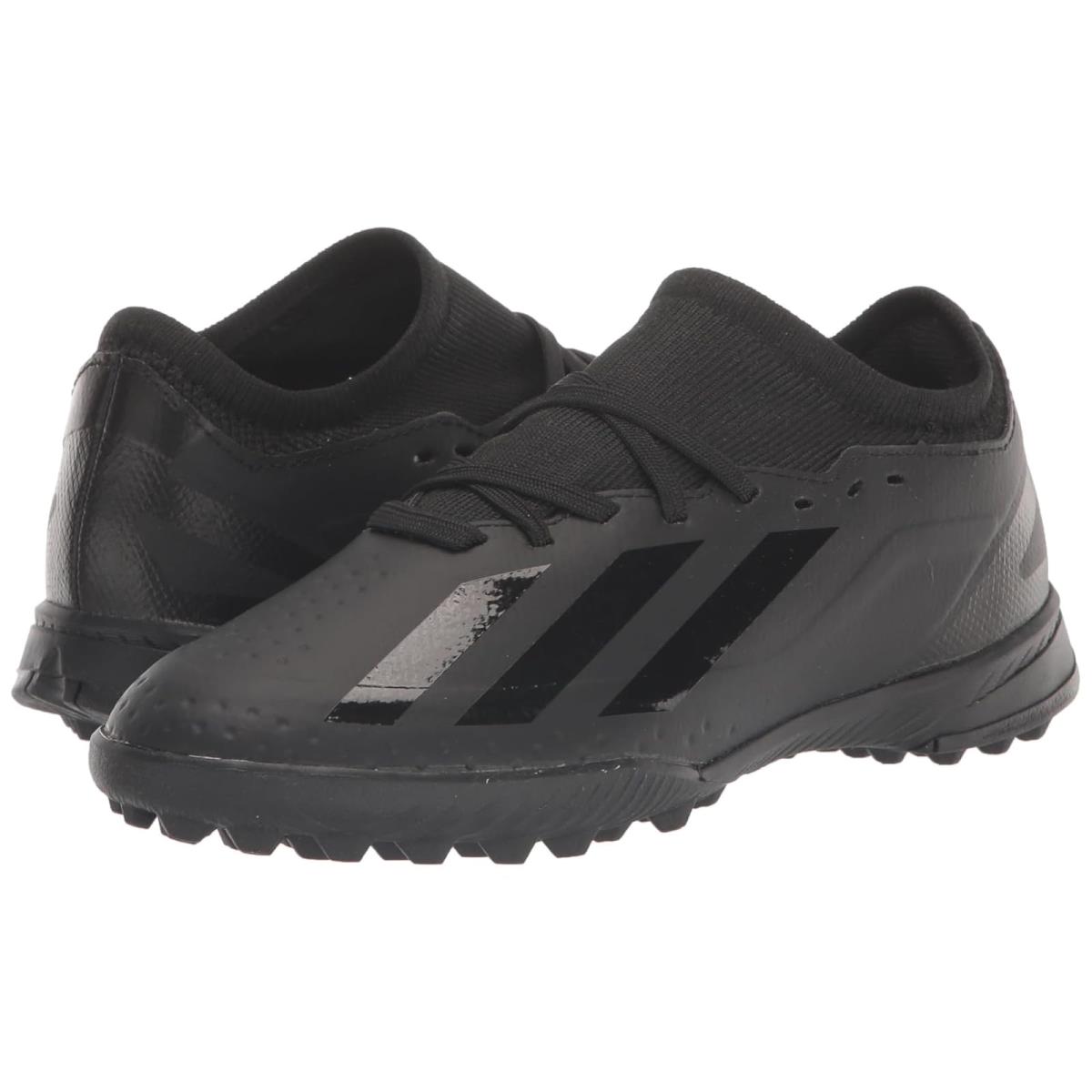 Children Unisex Shoes Adidas Kids Soccer X Crazyfast.3 Turf Little Kid/big Kid - Core Black/Core Black/Core Black