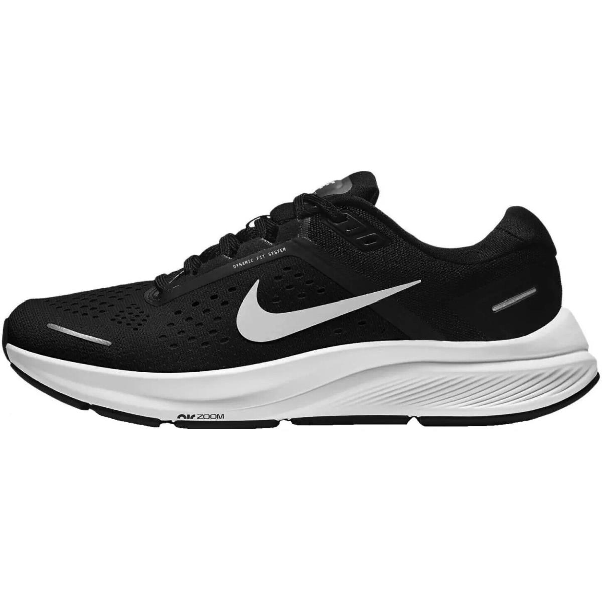 Wmns Nike Air Zoom Structure 23 `black White` - Black