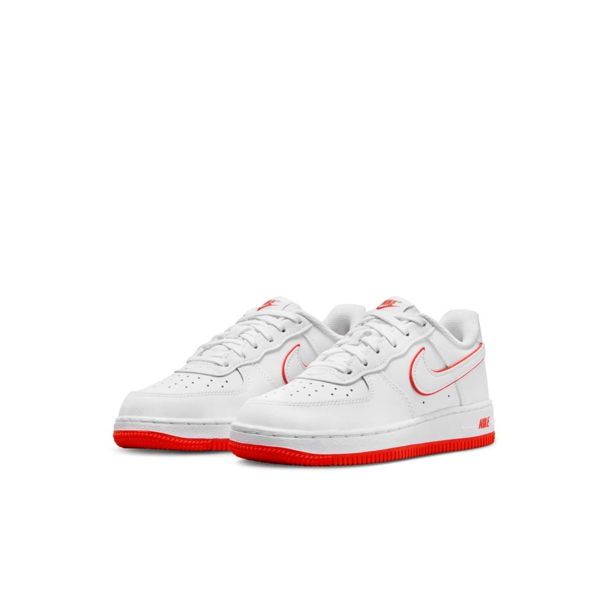 FJ3484-101 Preschool Nike Air Force 1 Low `white Picante Red PS ` - White/Picante Red/White