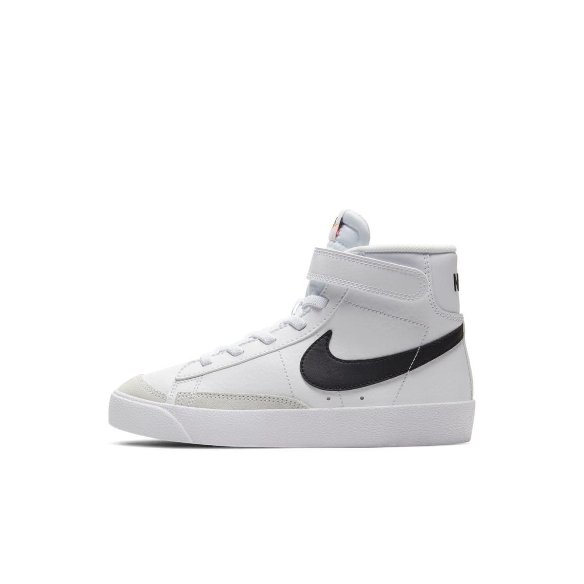 DA4087-100 Preschool Nike Blazer Mid `77 Hook-and-loop PS - White