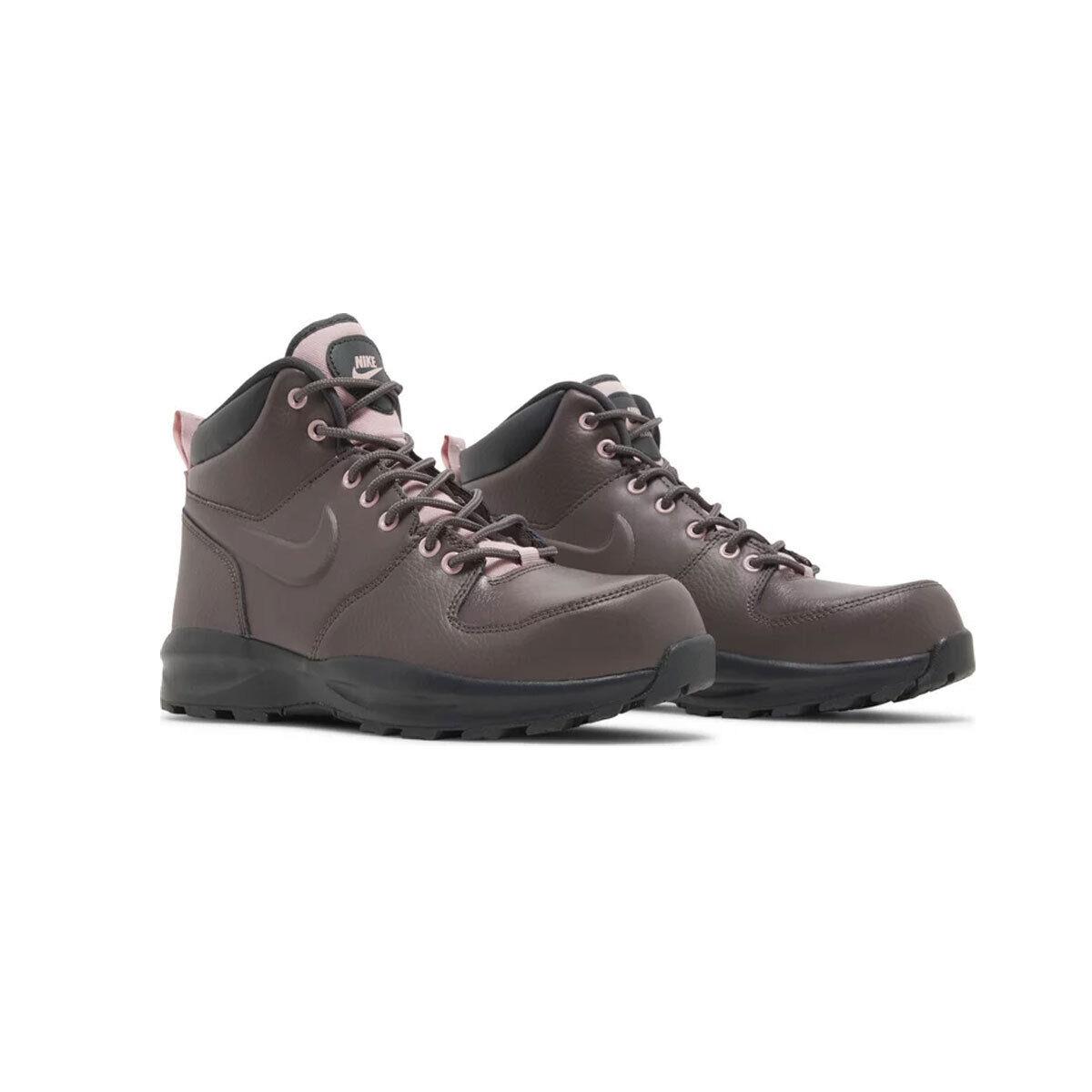 Nike GS Manoa Leather Boot BQ5372-200 Violet/ore Brown SZ 1Y-7Y - Violet/Ore Brown