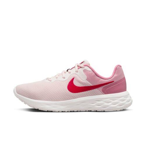 DC3729-601 Womens Nike Revolution 6 Next Nature Women`s - Pink/White/Red