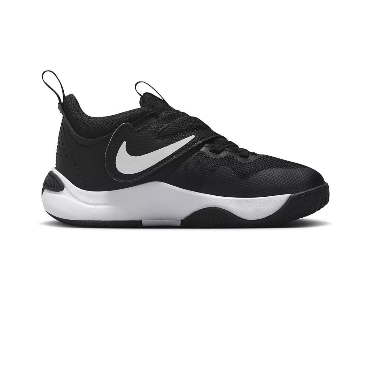 Little Kid`s Nike Team Hustle D 11 Black/white DV8994 002 - Black