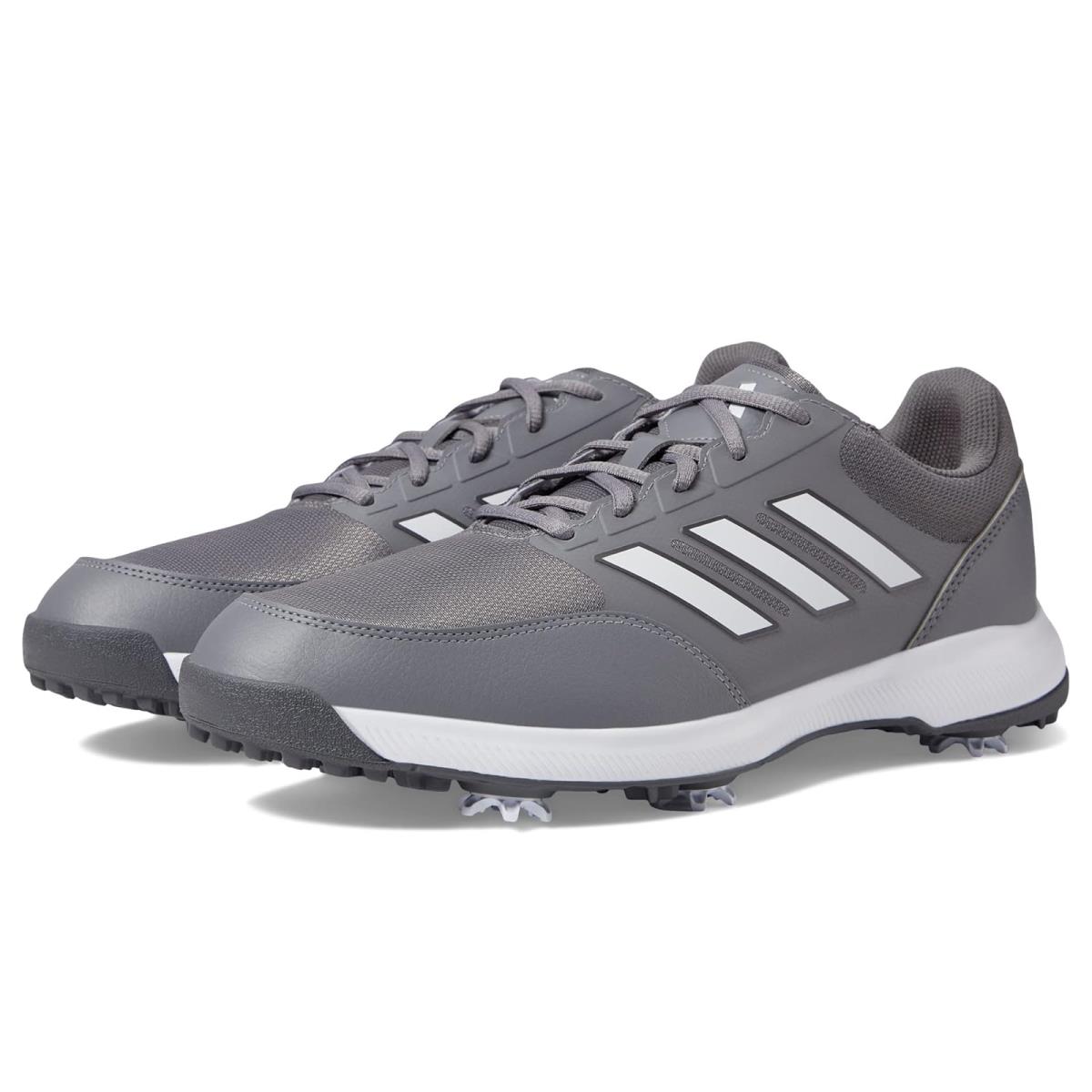 Man`s Sneakers Athletic Shoes Adidas Golf Tech Response 3.0 Golf Shoes Grey Four/Footwear White/Grey Three