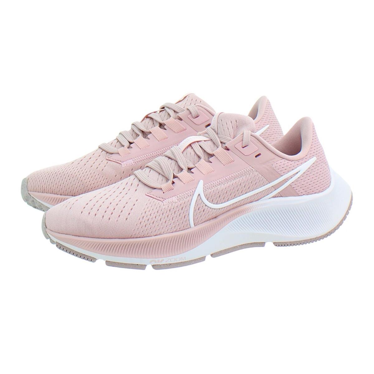 Nike Women`s Air Zoom Pegasus 38 Sneakers CW7358 Low Mesh Upper For Road Running - Champagne - 601