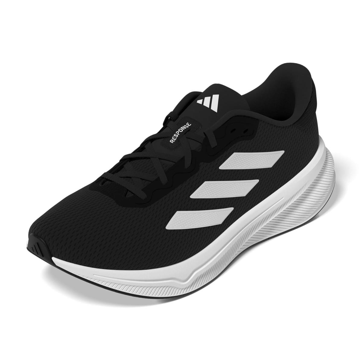 Man`s Sneakers Athletic Shoes Adidas Running Response Black/White/Black