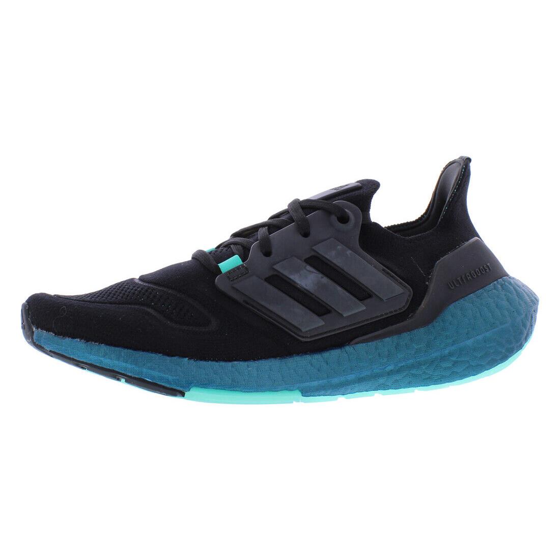 Adidas Ultraboost 22 Mens Shoes - Black/Blue, Main: Black