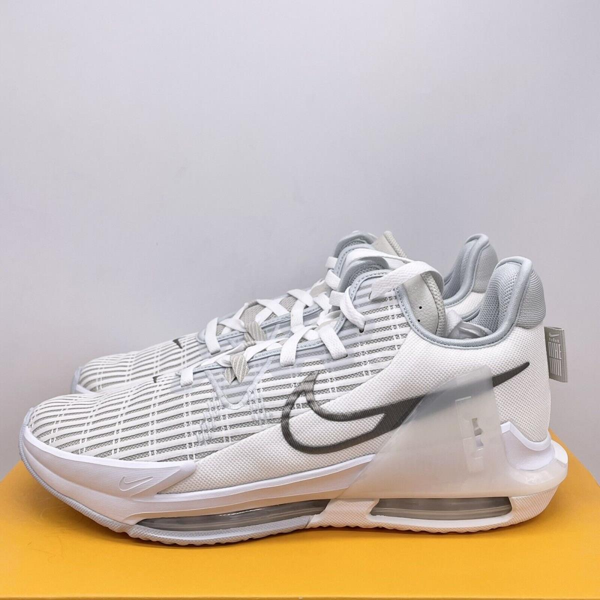 Nike Lebron Witness VI 6 Metallic Pewter Sneakers CZ4052-102 Mens Sizes