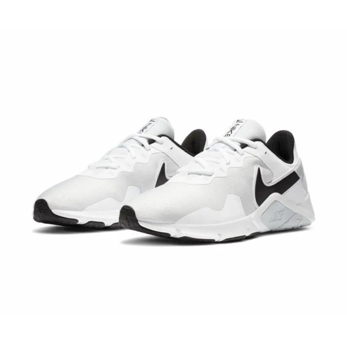 Men Nike Legend Essential 2 Athletic Shoes White/black/pure Platinum CQ9356 002