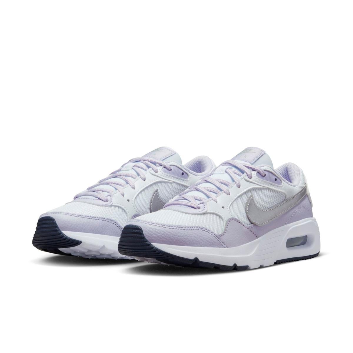 CZ5358-113 Grade School Nike Air Max SC GS - White/Metallic Silver