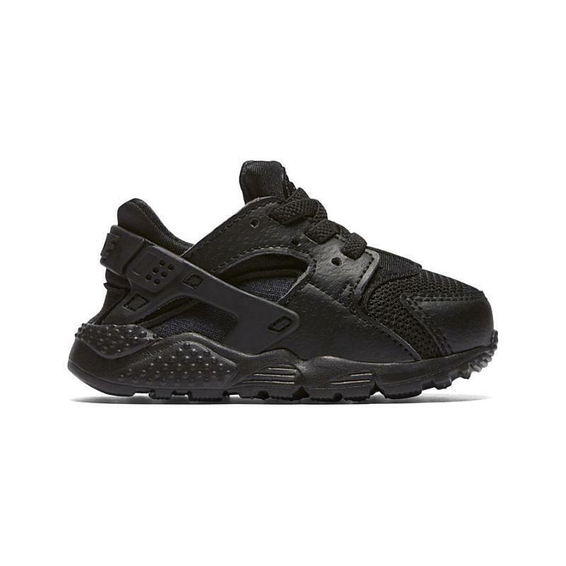 Toddlers Nike Air Huarache Run Triple Black Athletic Fashion Casual 704950 016 - Triple Black