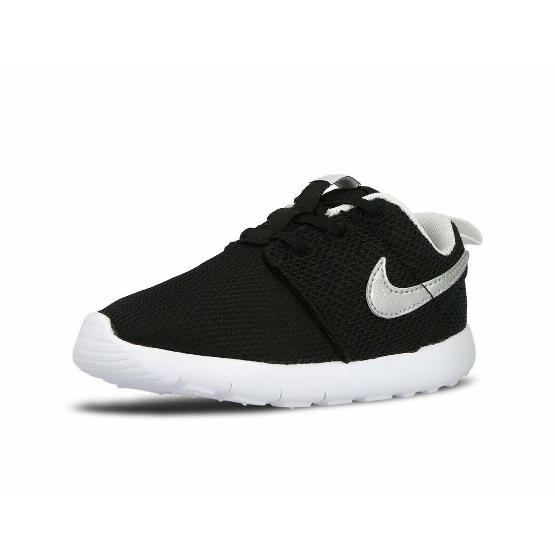 Toddlers Nike Roshe One Black/silver/white Athletic Fashion Sneaker 749430 021 - Black/Silver/White