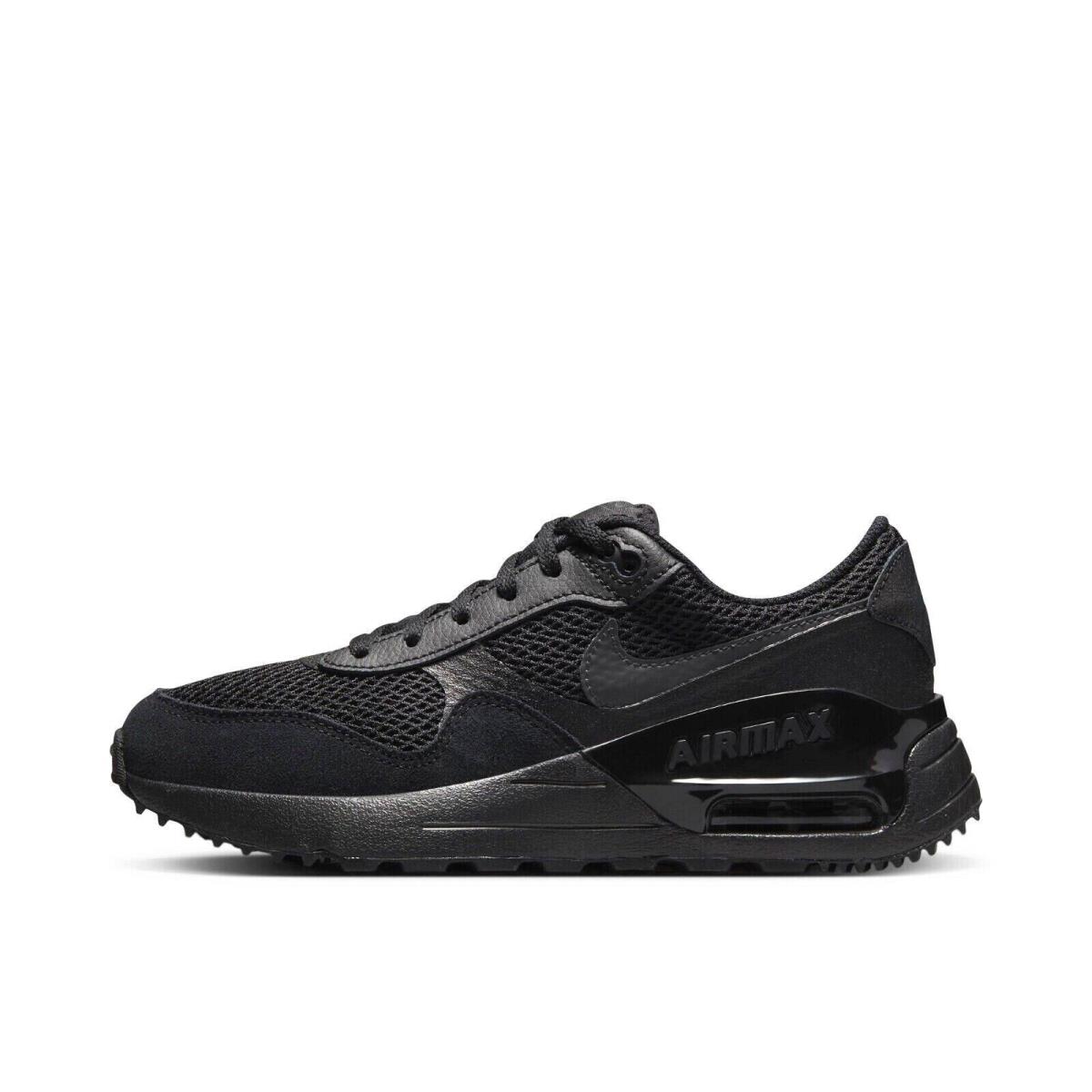 Big Kid`s Nike Air Max Systm Black/anthracite-black DQ0284 004 - Black