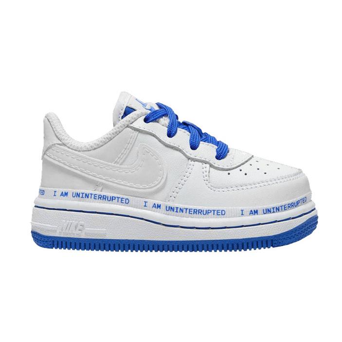 Toddler Nike Air Force 1 Low X Uninterrupted More Then Quick Strike CQ4562 100 - White/Blue