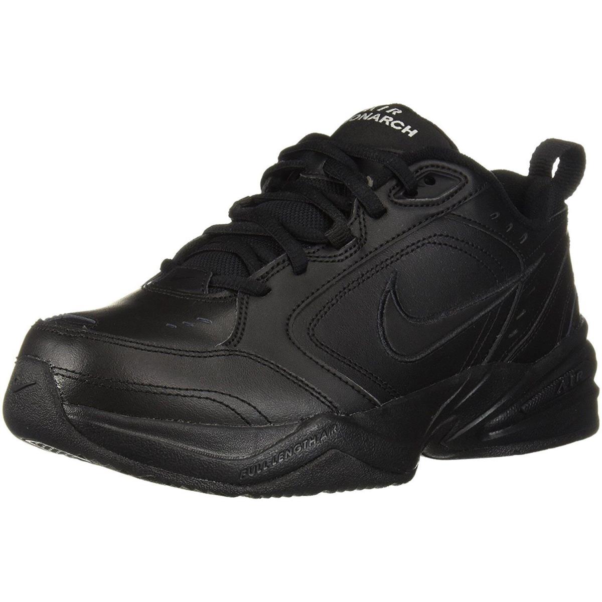 Men`s Nike Air Monarch IV Wide 4E Black/black 416355 001 - Black/Black