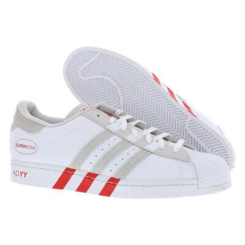 Adidas Originals Superstar Mens Shoes Size 12.5 Color: Footwear White/grey - Footwear White/Grey One/Vivid Red, Main: White