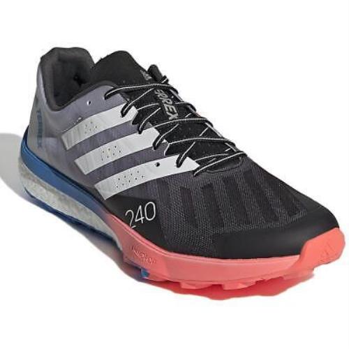 Adidas Mens Terrex Speed Ultra Running Training Shoes 10.5 Medium D 3376 - Core Black/Crystal White