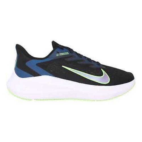 Nike Zoom Winflo 7 Black/vapor Green CJ0291-004 Men`s Size 7.5 Medium