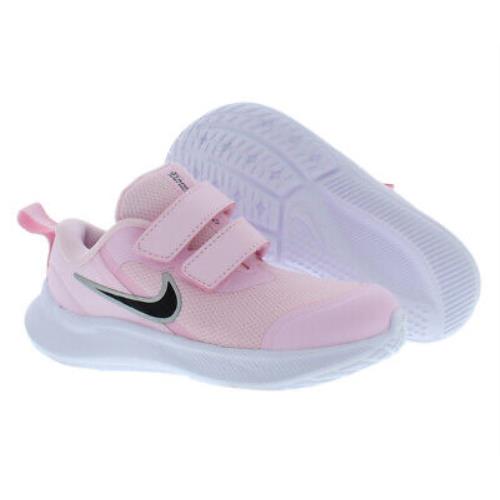 Nike Star Runner 3 Ac Baby Girls Shoes Size 4 Color: Pink/black/white