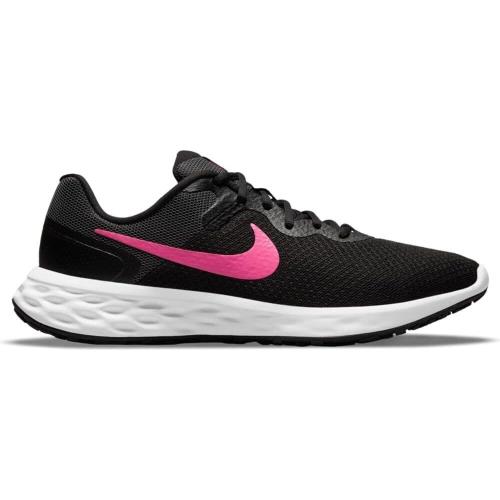 Nike Women`s Race Running Shoe - Black Hyper Pink Iron Grey 002 - Sz 7.5M