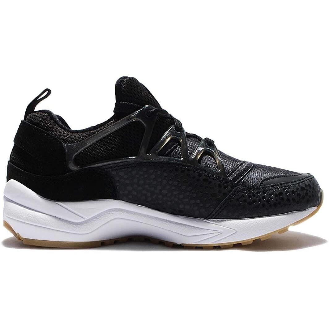 Nike Womens Air Huarache Light Prm Safari Trainers Black White 819011 001 - Black