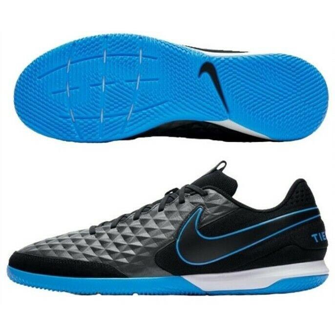 Nike Tiempo Legend Viii Academy IC - Black/blue Hero Indoorsize 12 - Black, The dominant: black