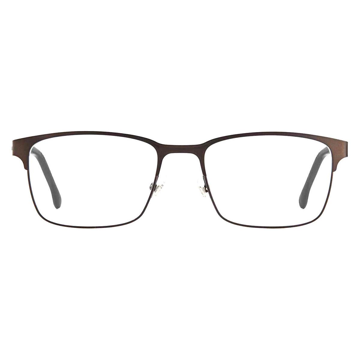 Carrera 8869 Eyeglasses Men Matte Brown Rectangle 55mm