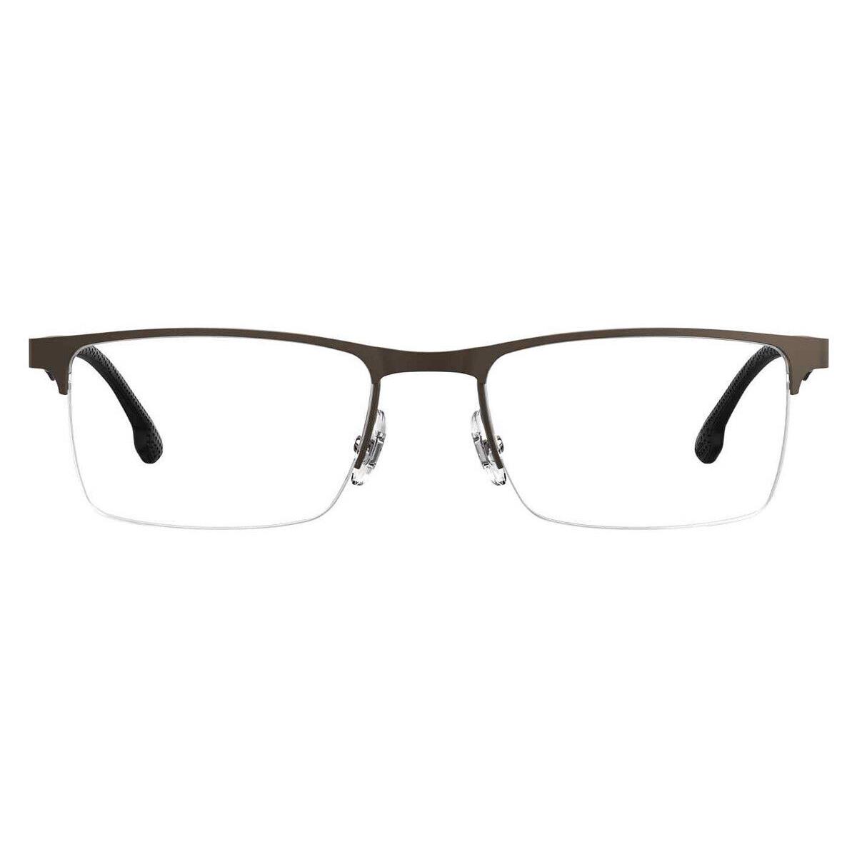 Carrera 8846 Eyeglasses Men Matte Bronze Rectangle 56mm