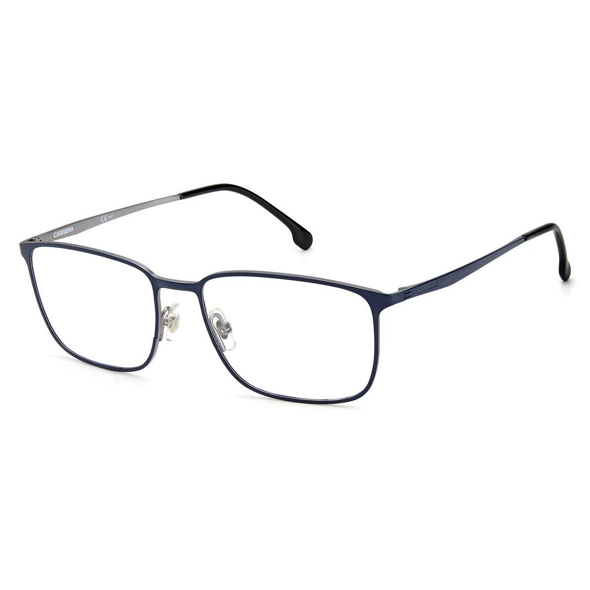 Carrera 8858 Eyeglasses Men Blue Rectangle 56mm