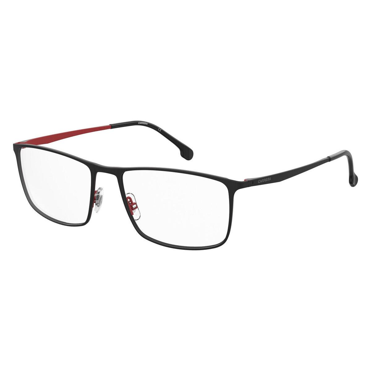 Carrera 8857 Eyeglasses Men Matte Black Rectangle 57mm