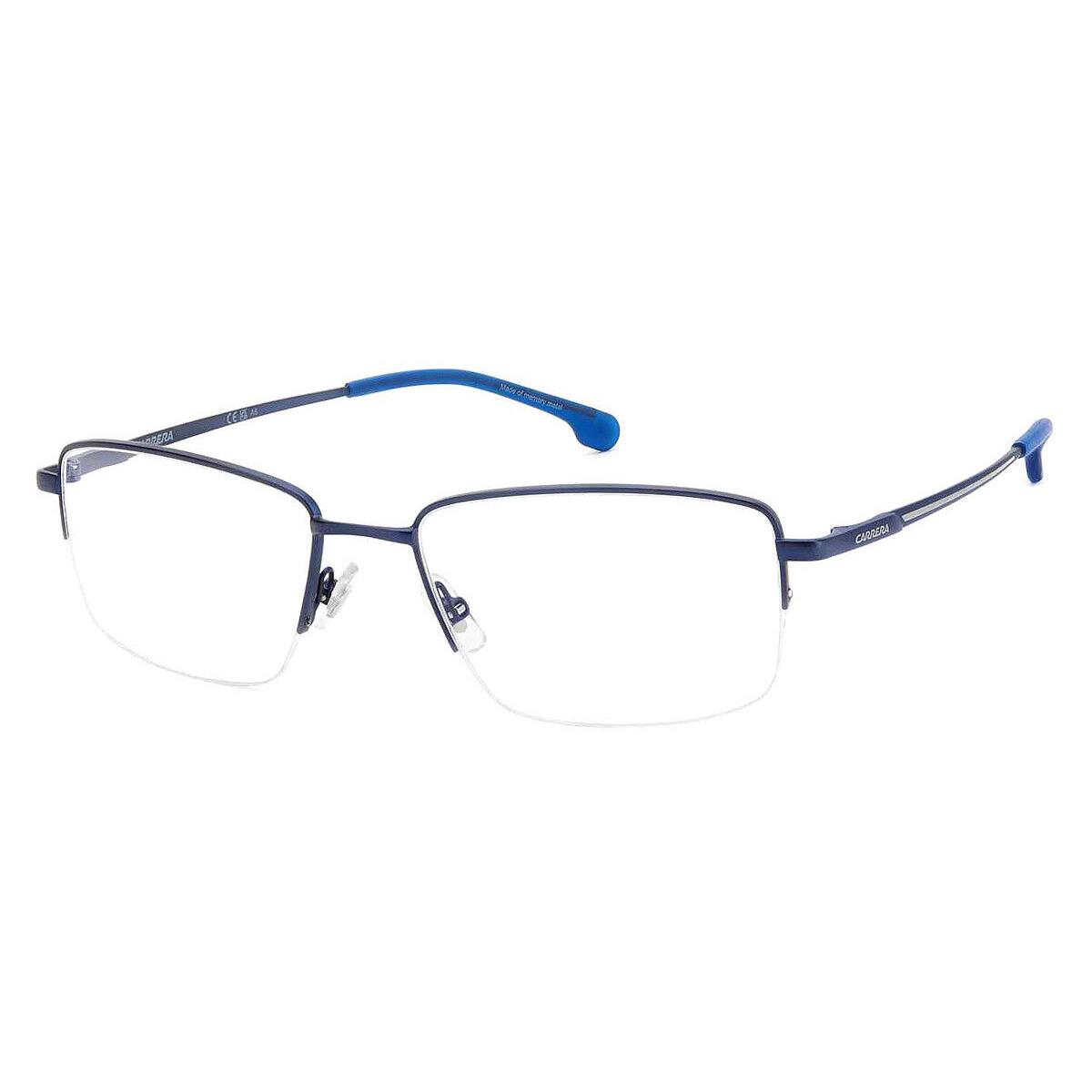 Carrera Car Eyeglasses Men Matte Blue 55mm