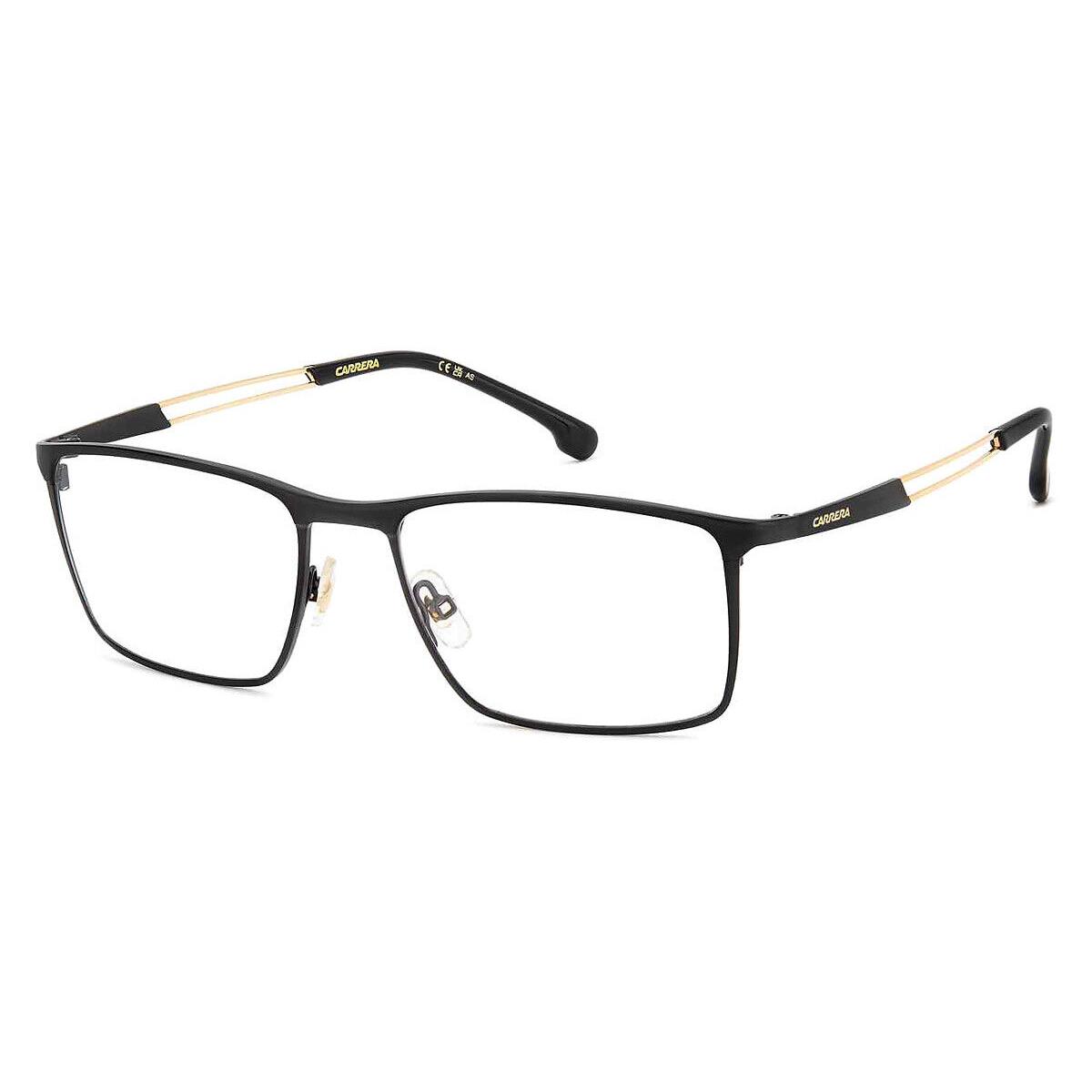 Carrera Car Eyeglasses Men Matte Black Gold 55mm