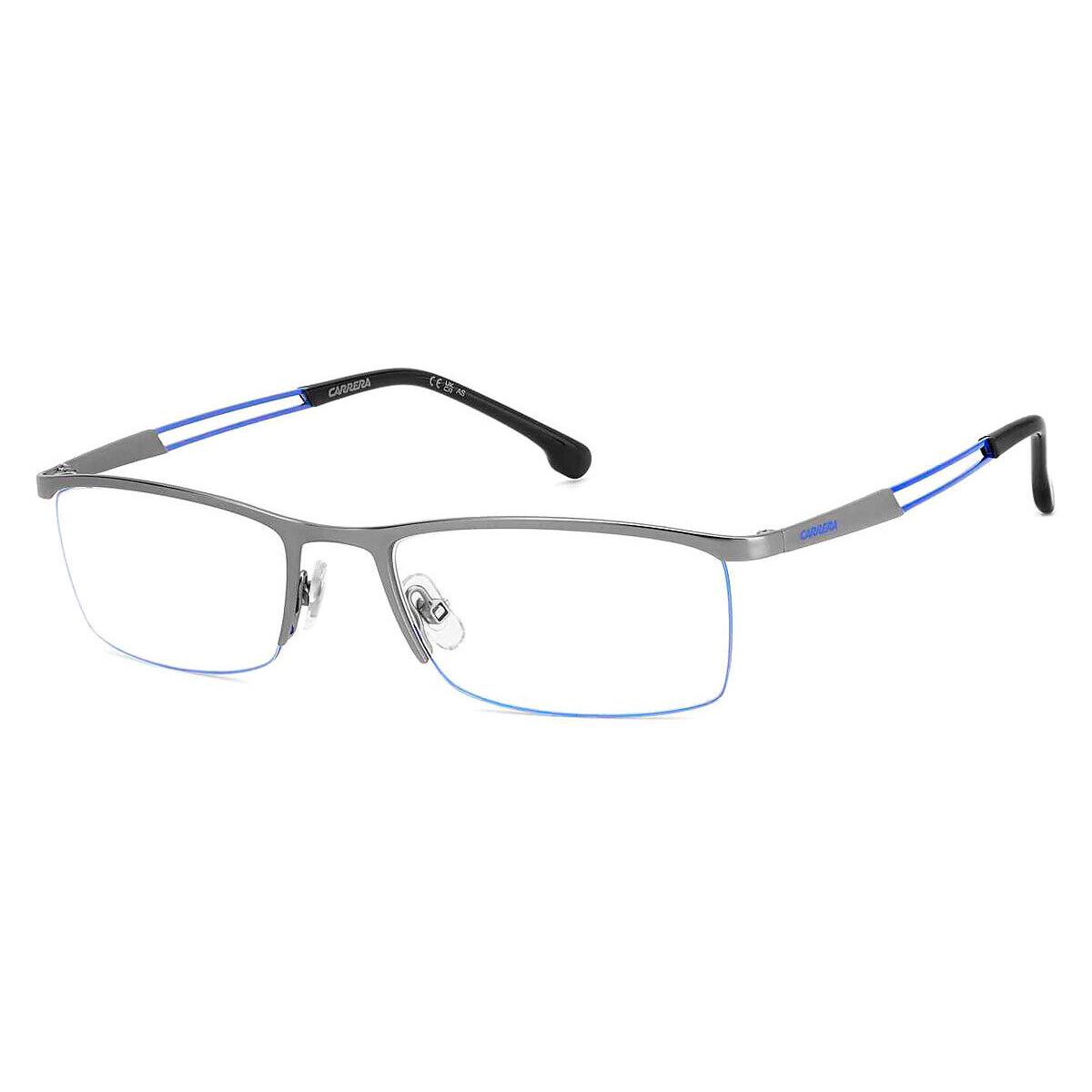 Carrera Car Eyeglasses Men Matte Dark Ruthenium Blue 54mm
