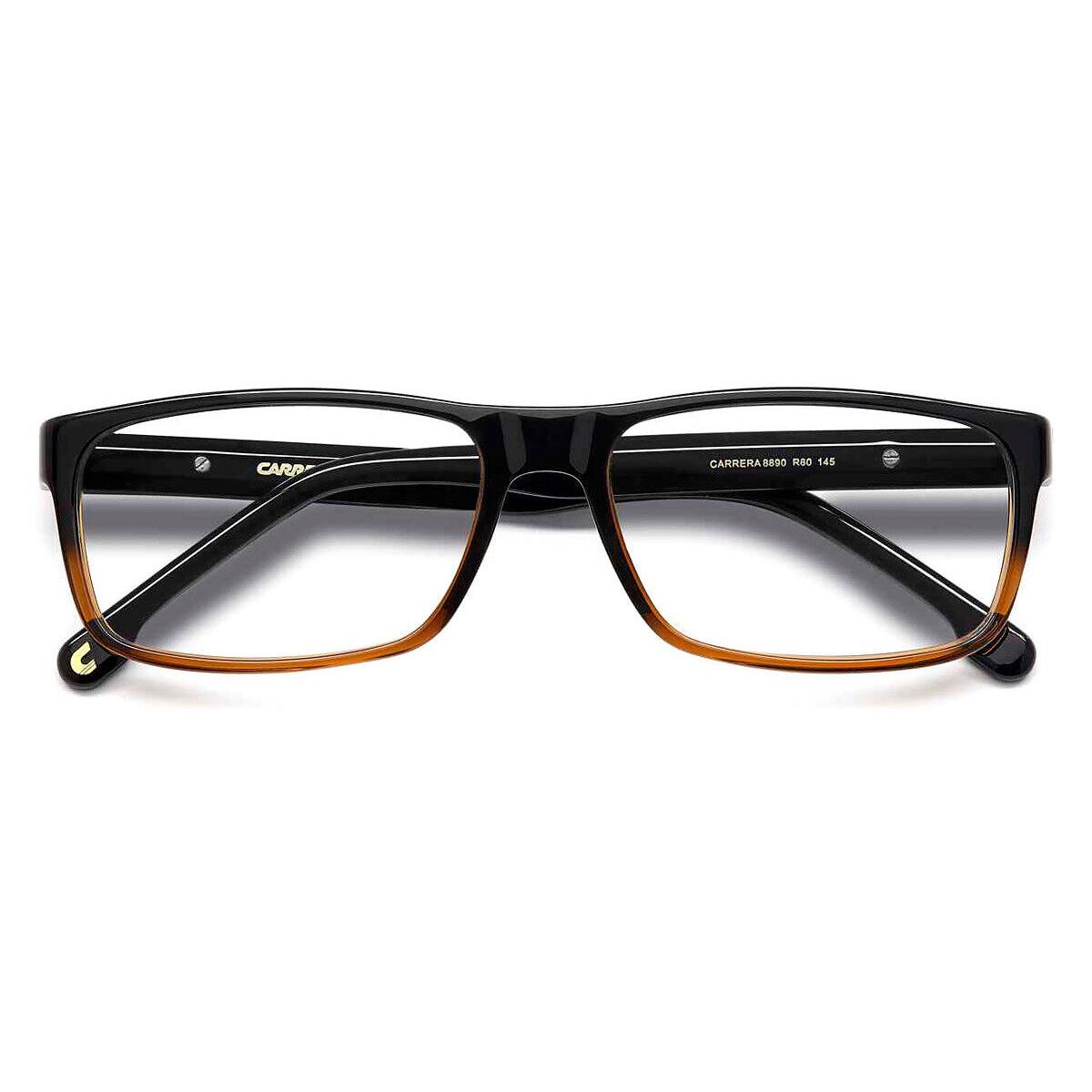 Carrera Car Eyeglasses Men Black Brown 57mm