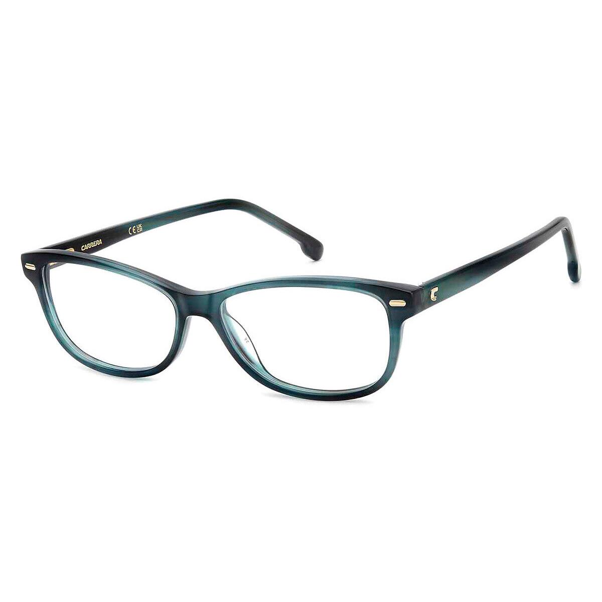 Carrera Car Eyeglasses Women Green Horn 53mm