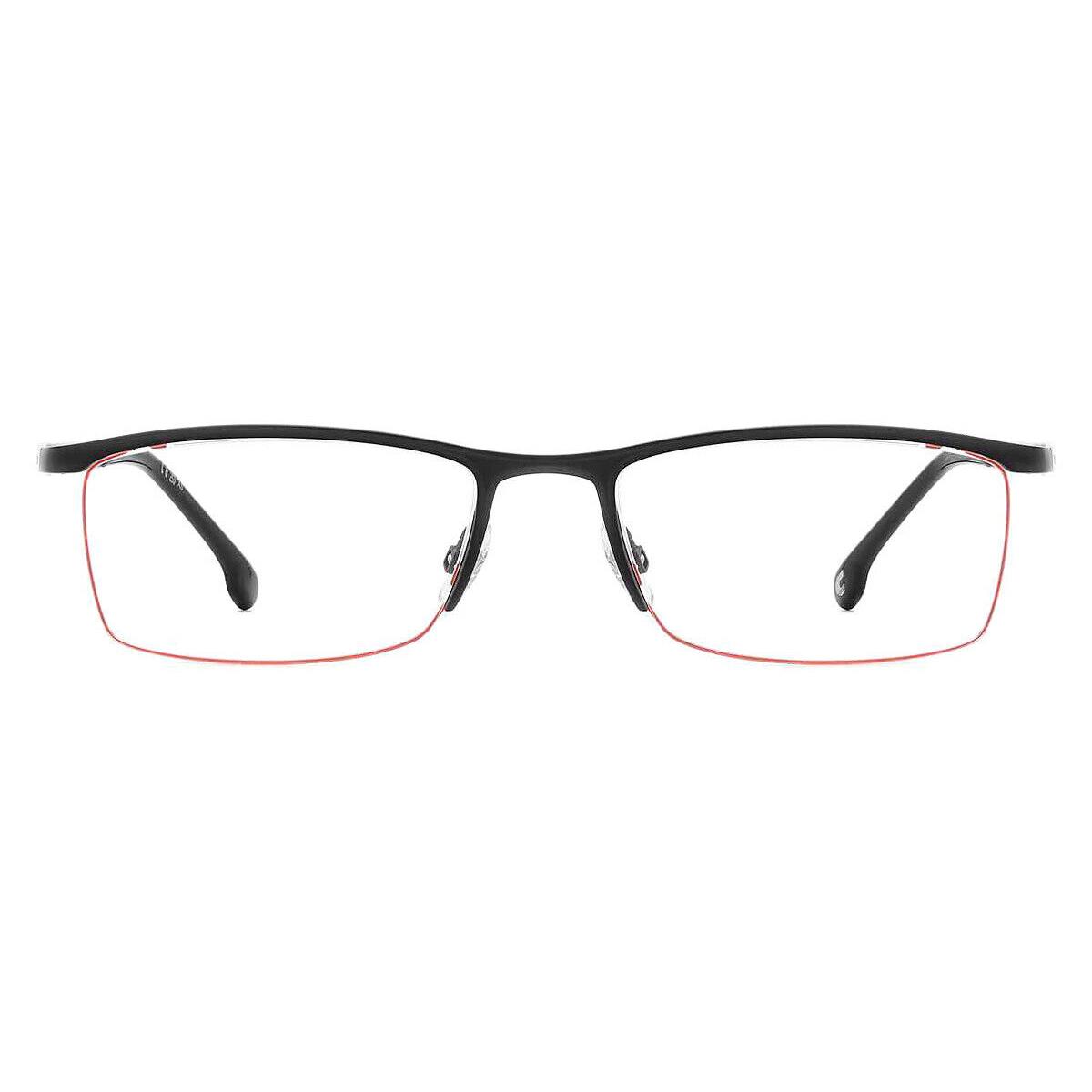 Carrera Car Eyeglasses Men Matte Black Red 54mm