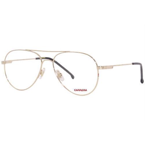 Carrera 2020T Rhl Eyeglasses Frame Men`s Gold/black Full Rim Pilot 53mm