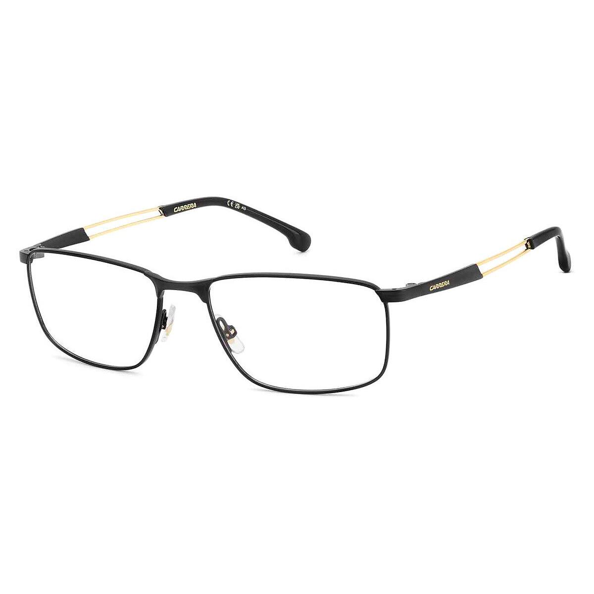 Carrera Car Eyeglasses Men Matte Black Gold 55mm