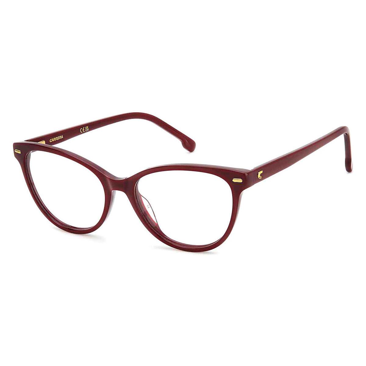 Carrera Car Eyeglasses Women Burgundy 53mm