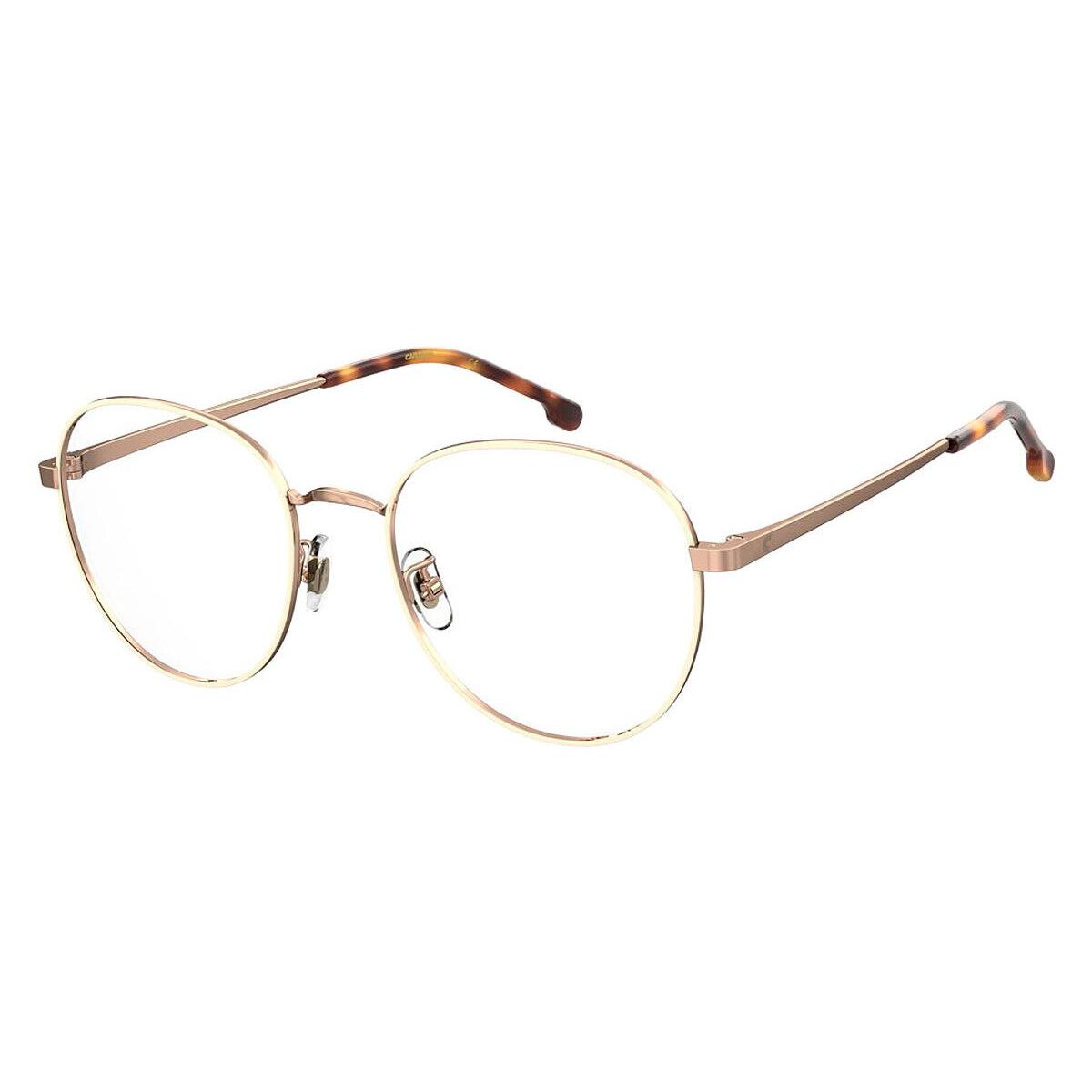 Carrera Car Eyeglasses Women White Copper Gold 53mm