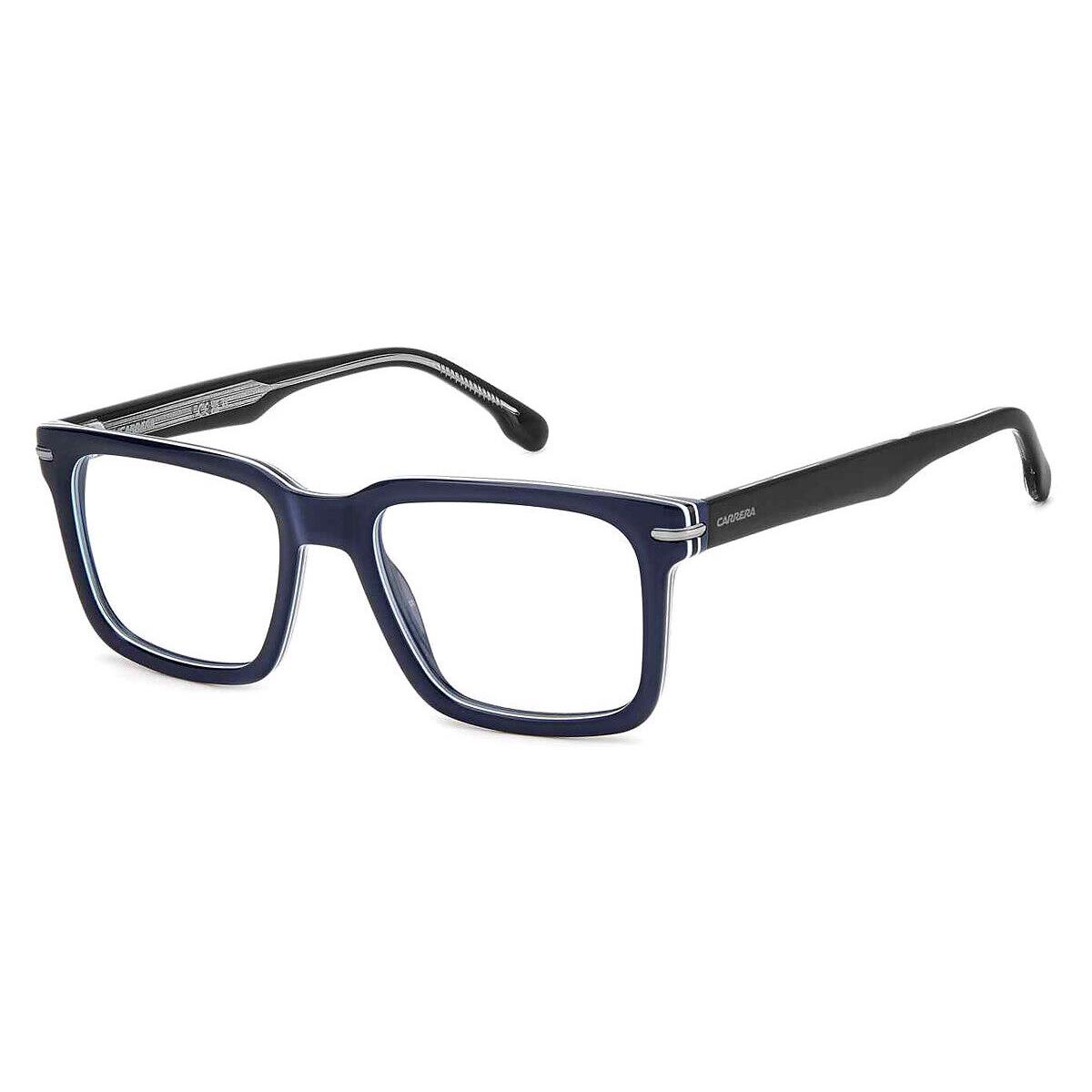 Carrera Car Eyeglasses Men Blue Striped Blue 53mm