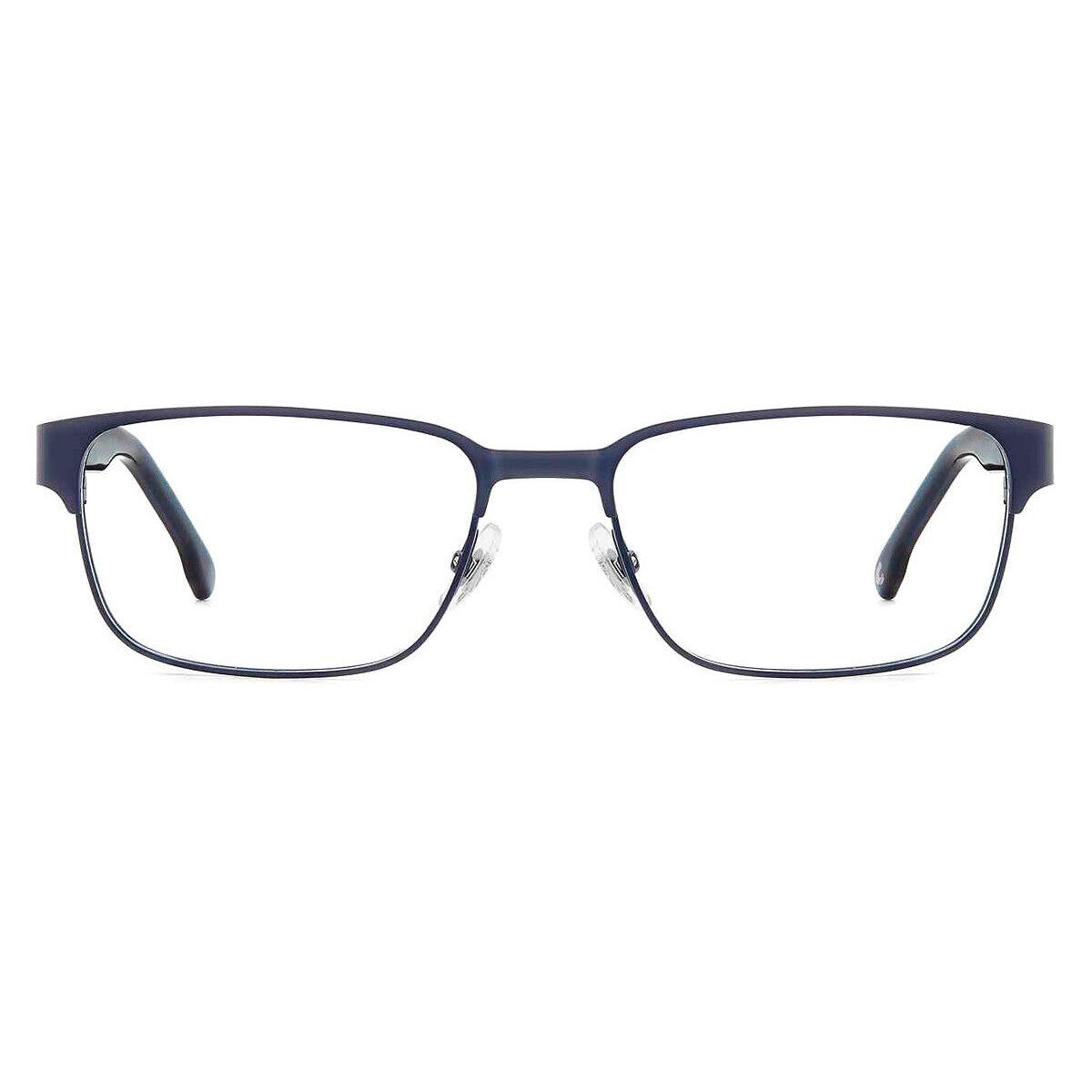 Carrera Car Eyeglasses Men Matte Blue Horn 56mm