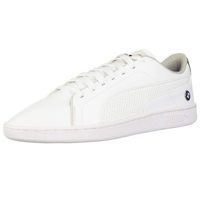 Puma Bmw Mms Smash Sneaker White/ White 13 M US - White/ White