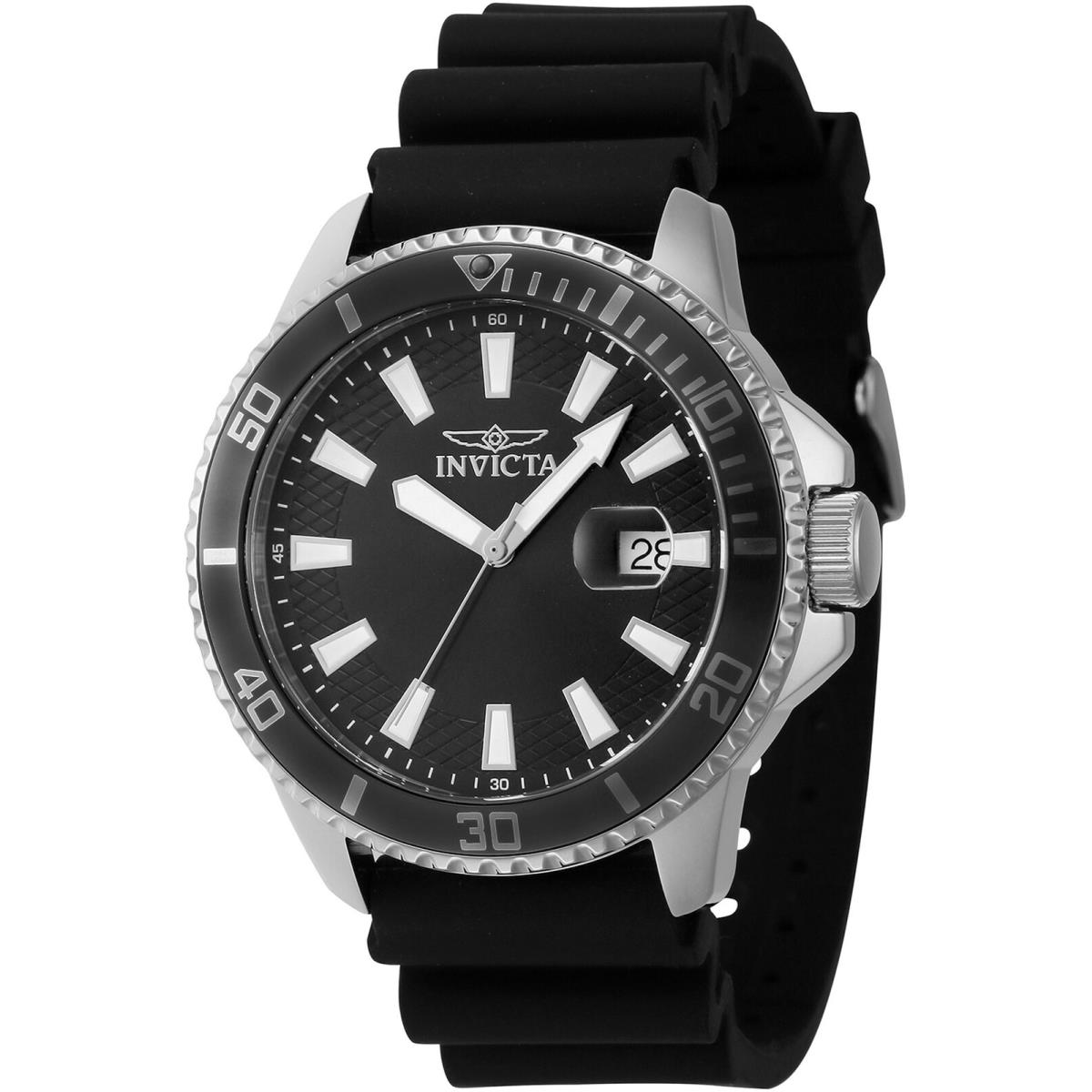 Invicta Watch - 46095 For Male Black in Steel