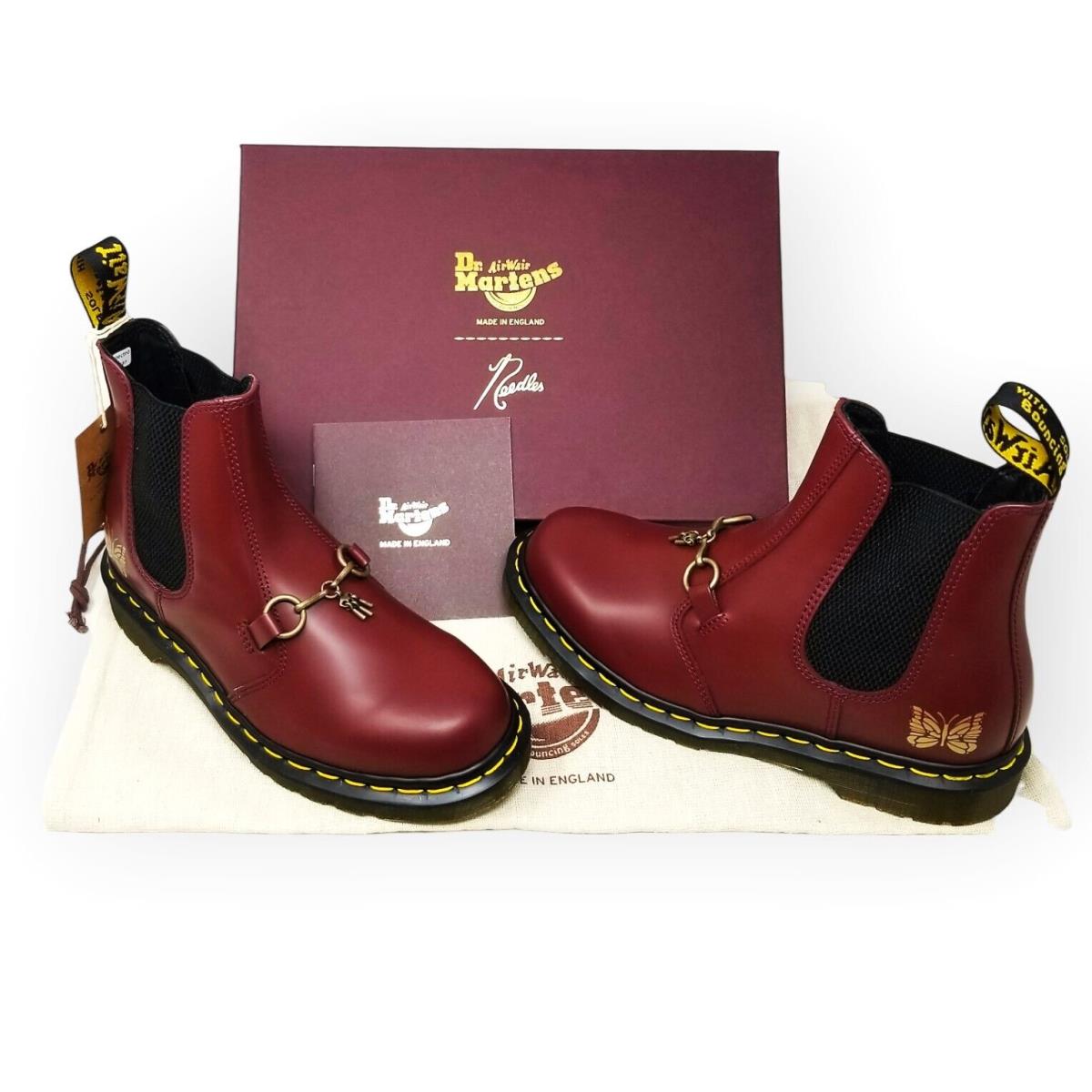 Dr. Martens x Needles 2976 Chelsea Boot - Cherry Red Smooth