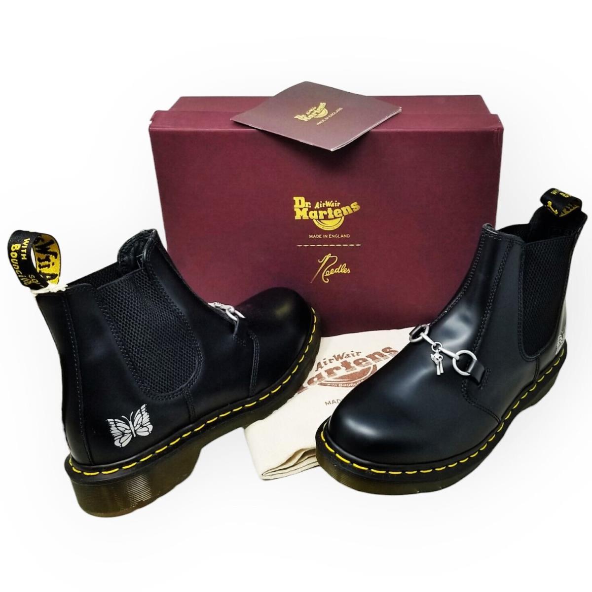 Dr. Martens x Needles 2976 Leather Chelsea Boot - Black Smooth