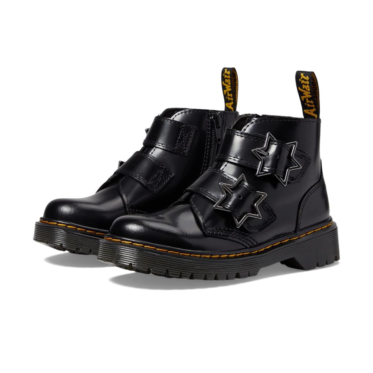 Children Unisex Dr. Martens Kid`s Collection Devon Bex Little Kid/big Kid - Black Lissome