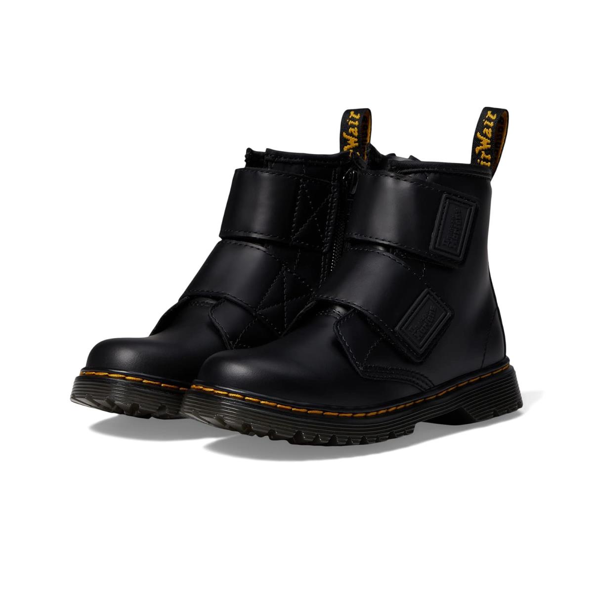 Dr. Martens Kid`s Collection 1460 Easy On Little Kid/big Kid - Black