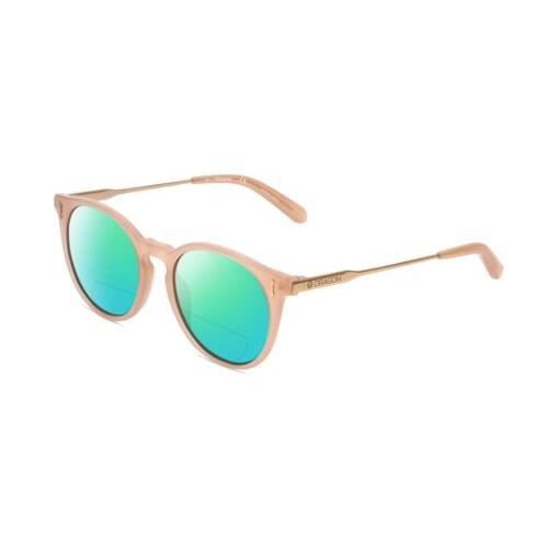 Dragon DR520SI LL Hype Polarized Bifocal Sunglasses Seashell Crystal Peach 51 mm Green Mirror